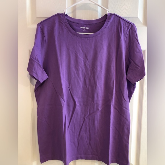 Lands' End Tops - Lands’ End Women’s Round Neck Shirt, Size Large